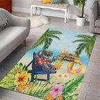 Chilling Koala Australia Area Rug It's 5 O’Clock Somewhere Tropical Vibes - Aussie Hoodie