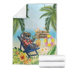 Chilling Koala Australia Blanket It's 5 O’Clock Somewhere Tropical Vibes - Aussie Hoodie