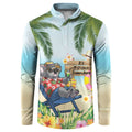 Chilling Koala Australia Button Sweatshirt It's 5 O’Clock Somewhere Tropical Vibes - Aussie Hoodie