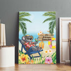 Chilling Koala Australia Canvas Wall Art It's 5 O’Clock Somewhere Tropical Vibes - Aussie Hoodie