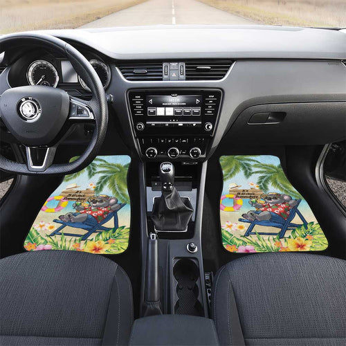 Chilling Koala Australia Car Mats It's 5 O’Clock Somewhere Tropical Vibes - Aussie Hoodie