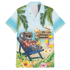 Chilling Koala Australia Family Matching Long Sleeve Bodycon Dress and Hawaiian Shirt It's 5 O’Clock Somewhere Tropical Vibes - Aussie Hoodie