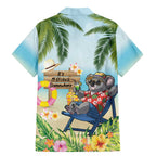 Chilling Koala Australia Family Matching Mermaid Dress and Hawaiian Shirt It's 5 O’Clock Somewhere Tropical Vibes - Aussie Hoodie