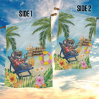 Chilling Koala Australia Garden Flag It's 5 O’Clock Somewhere Tropical Vibes - Aussie Hoodie