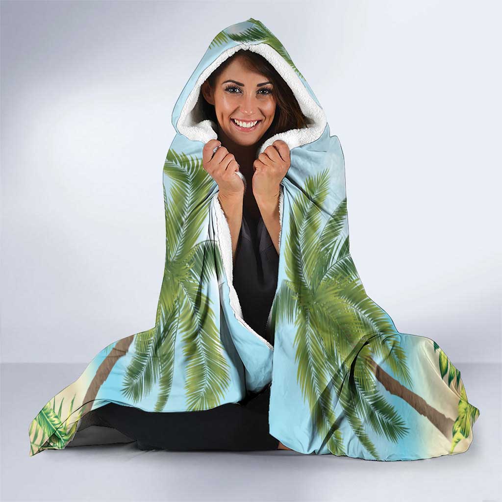 Chilling Koala Australia Hooded Blanket It's 5 O’Clock Somewhere Tropical Vibes - Aussie Hoodie
