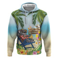 Chilling Koala Australia Hoodie It's 5 O’Clock Somewhere Tropical Vibes - Aussie Hoodie