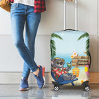 Chilling Koala Australia Luggage Cover It's 5 O’Clock Somewhere Tropical Vibes - Aussie Hoodie
