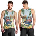Chilling Koala Australia Men Tank Top It's 5 O’Clock Somewhere Tropical Vibes - Aussie Hoodie