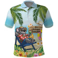 Chilling Koala Australia Polo Shirt It's 5 O’Clock Somewhere Tropical Vibes - Aussie Hoodie