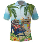 Chilling Koala Australia Polo Shirt It's 5 O’Clock Somewhere Tropical Vibes - Aussie Hoodie