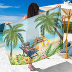 Chilling Koala Australia Sarong It's 5 O’Clock Somewhere Tropical Vibes - Aussie Hoodie