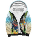 Chilling Koala Australia Sherpa Hoodie It's 5 O’Clock Somewhere Tropical Vibes - Aussie Hoodie