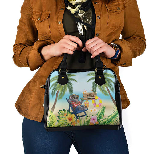 Chilling Koala Australia Shoulder Handbag It's 5 O’Clock Somewhere Tropical Vibes - Aussie Hoodie