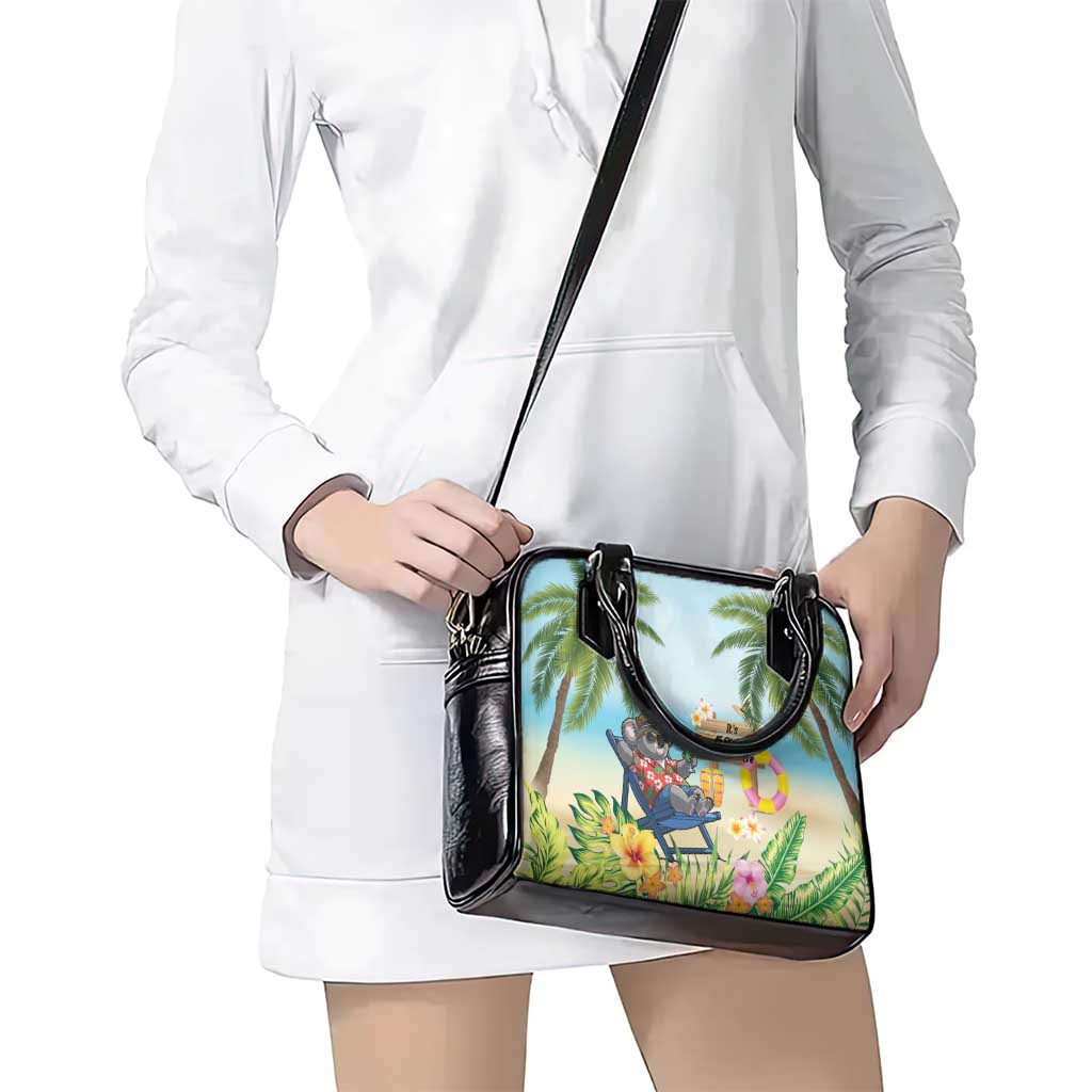 Chilling Koala Australia Shoulder Handbag It's 5 O’Clock Somewhere Tropical Vibes - Aussie Hoodie