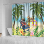 Chilling Koala Australia Shower Curtain It's 5 O’Clock Somewhere Tropical Vibes - Aussie Hoodie