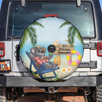 Chilling Koala Australia Spare Tire Cover It's 5 O’Clock Somewhere Tropical Vibes - Aussie Hoodie