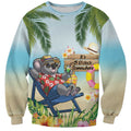 Chilling Koala Australia Sweatshirt It's 5 O’Clock Somewhere Tropical Vibes - Aussie Hoodie