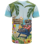 Chilling Koala Australia T Shirt It's 5 O’Clock Somewhere Tropical Vibes - Aussie Hoodie