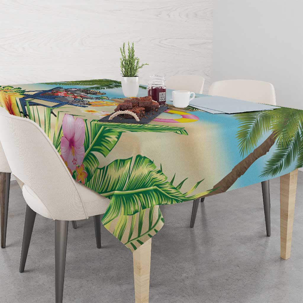 Chilling Koala Australia Tablecloth It's 5 O’Clock Somewhere Tropical Vibes - Aussie Hoodie
