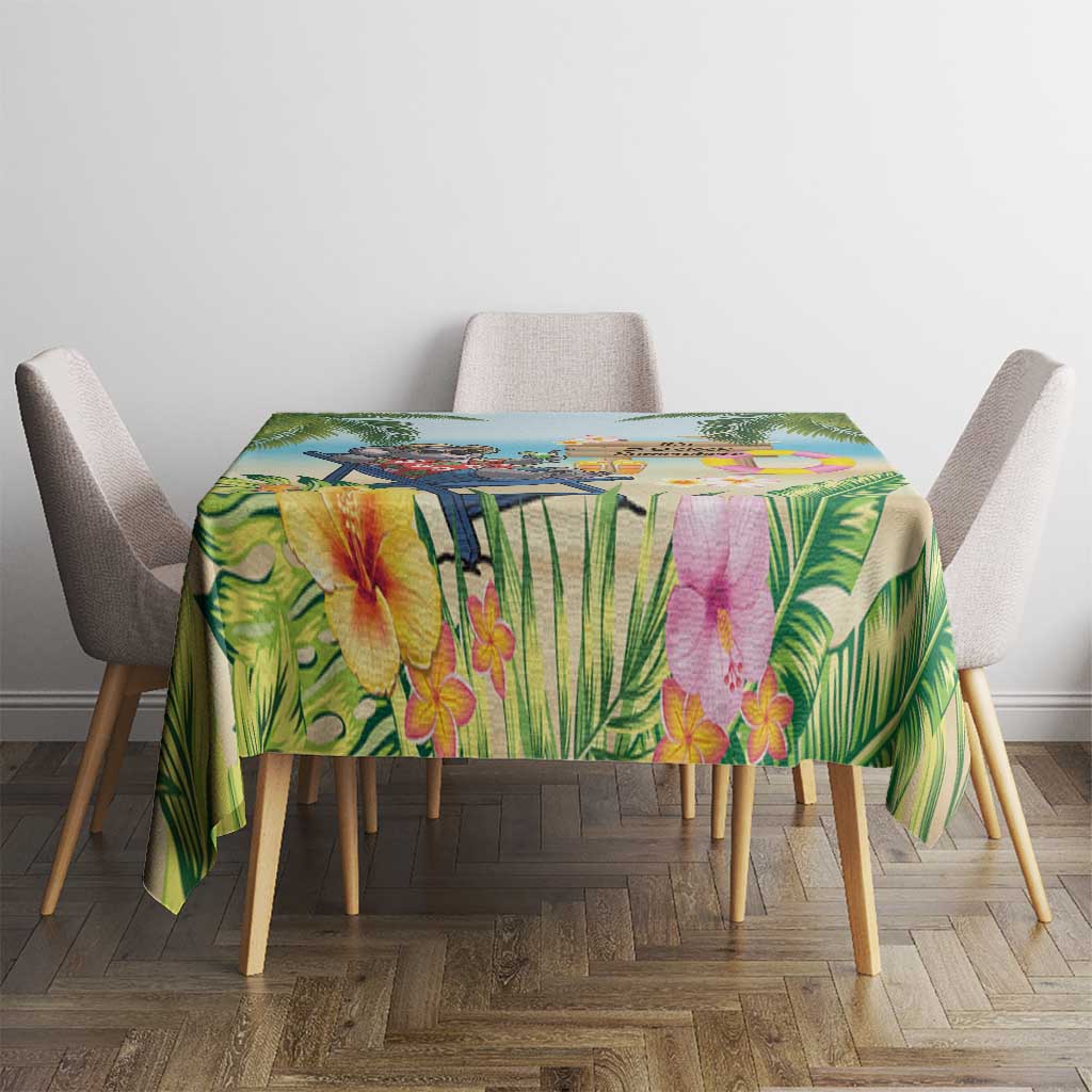 Chilling Koala Australia Tablecloth It's 5 O’Clock Somewhere Tropical Vibes - Aussie Hoodie