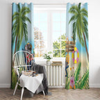 Chilling Koala Australia Window Curtain It's 5 O’Clock Somewhere Tropical Vibes - Aussie Hoodie
