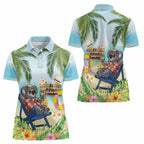 Chilling Koala Australia Women Polo Shirt It's 5 O’Clock Somewhere Tropical Vibes - Aussie Hoodie