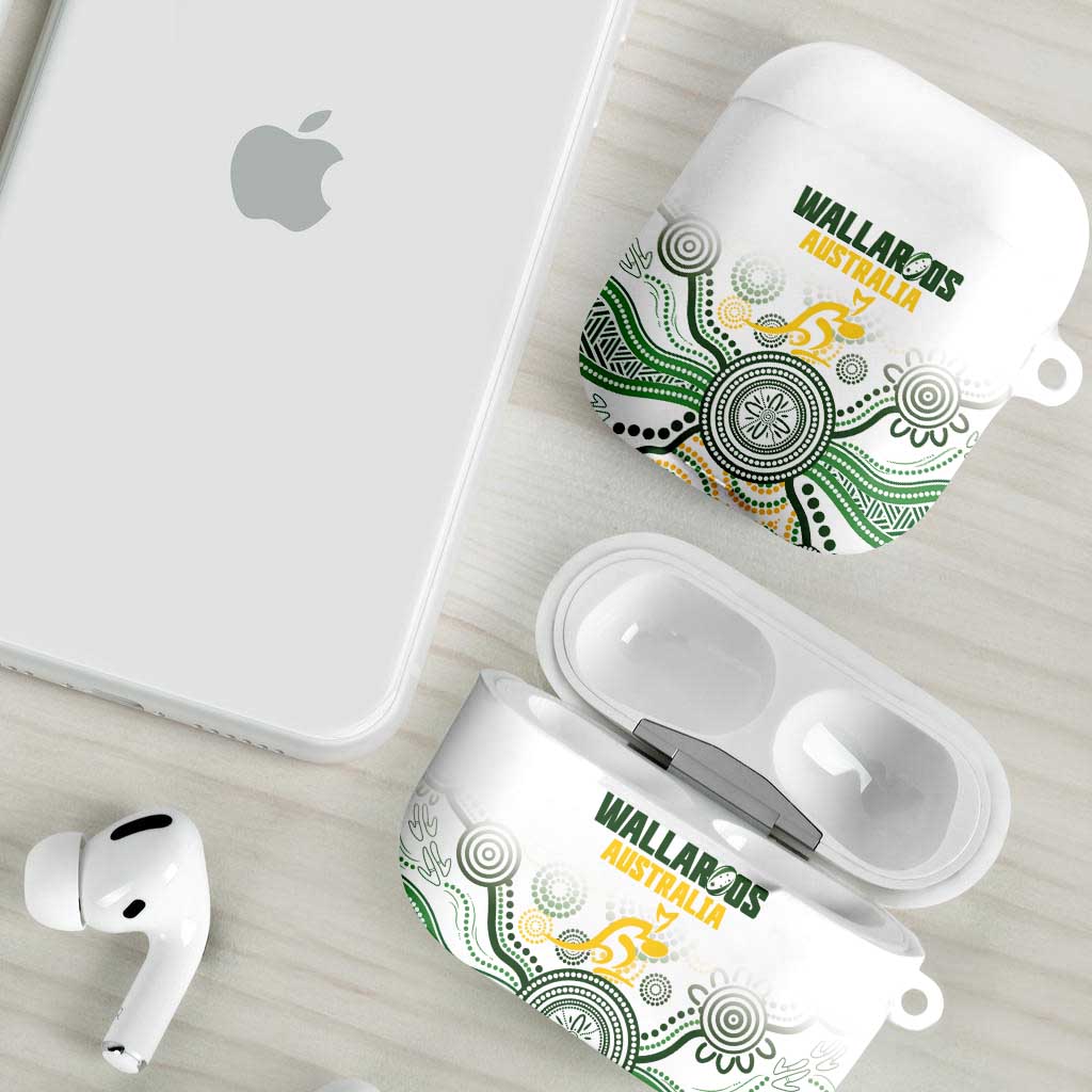Australia Rugby AirPods Case 2025 Wallaroos Indigenous Art - Aussie Hoodie