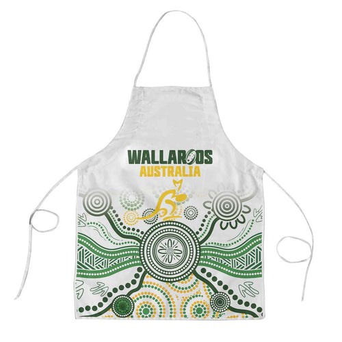 Australia Rugby Apron 2025 Wallaroos Indigenous Art - Aussie Hoodie