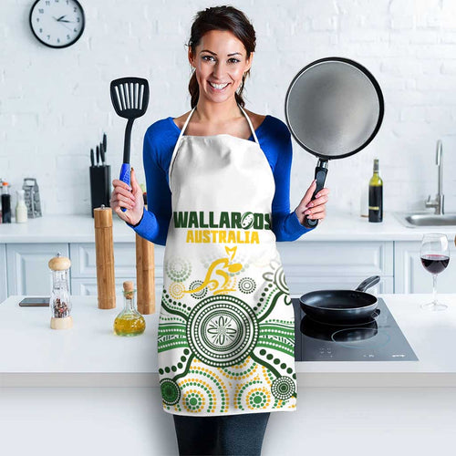 Australia Rugby Apron 2025 Wallaroos Indigenous Art - Aussie Hoodie