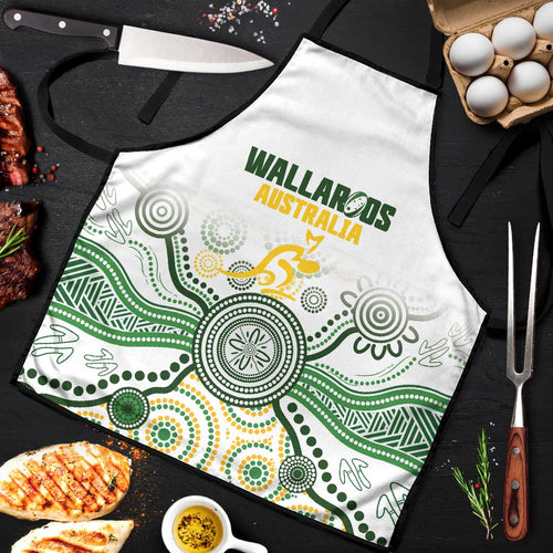 Australia Rugby Apron 2025 Wallaroos Indigenous Art - Aussie Hoodie