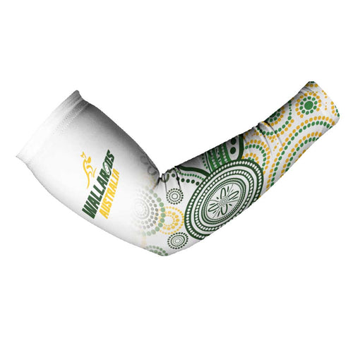 Australia Rugby Arm Sleeves 2025 Wallaroos Indigenous Art - Aussie Hoodie