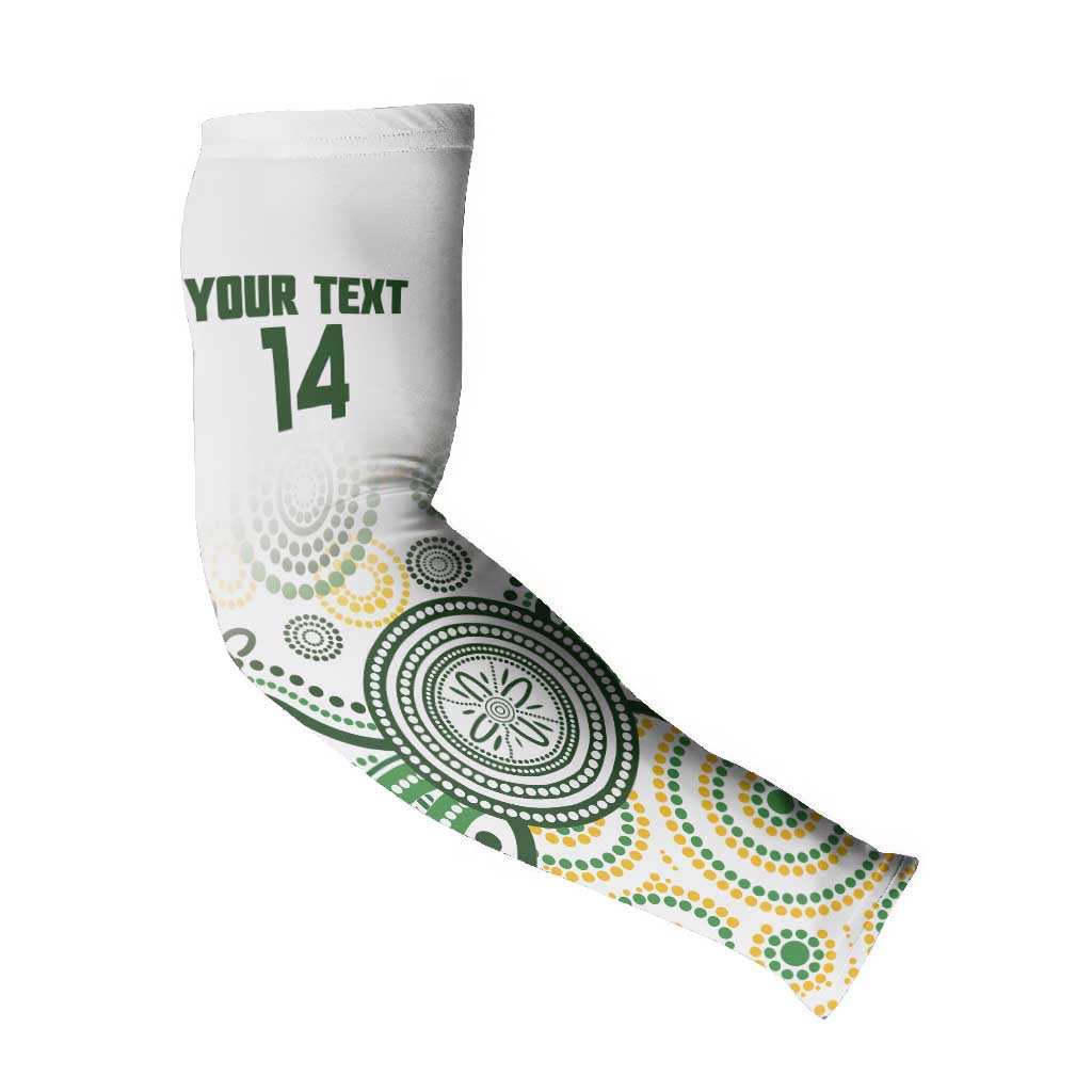 Australia Rugby Arm Sleeves 2025 Wallaroos Indigenous Art - Aussie Hoodie