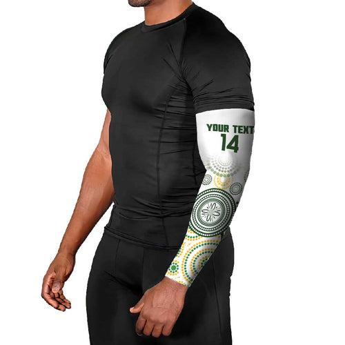 Australia Rugby Arm Sleeves 2025 Wallaroos Indigenous Art - Aussie Hoodie