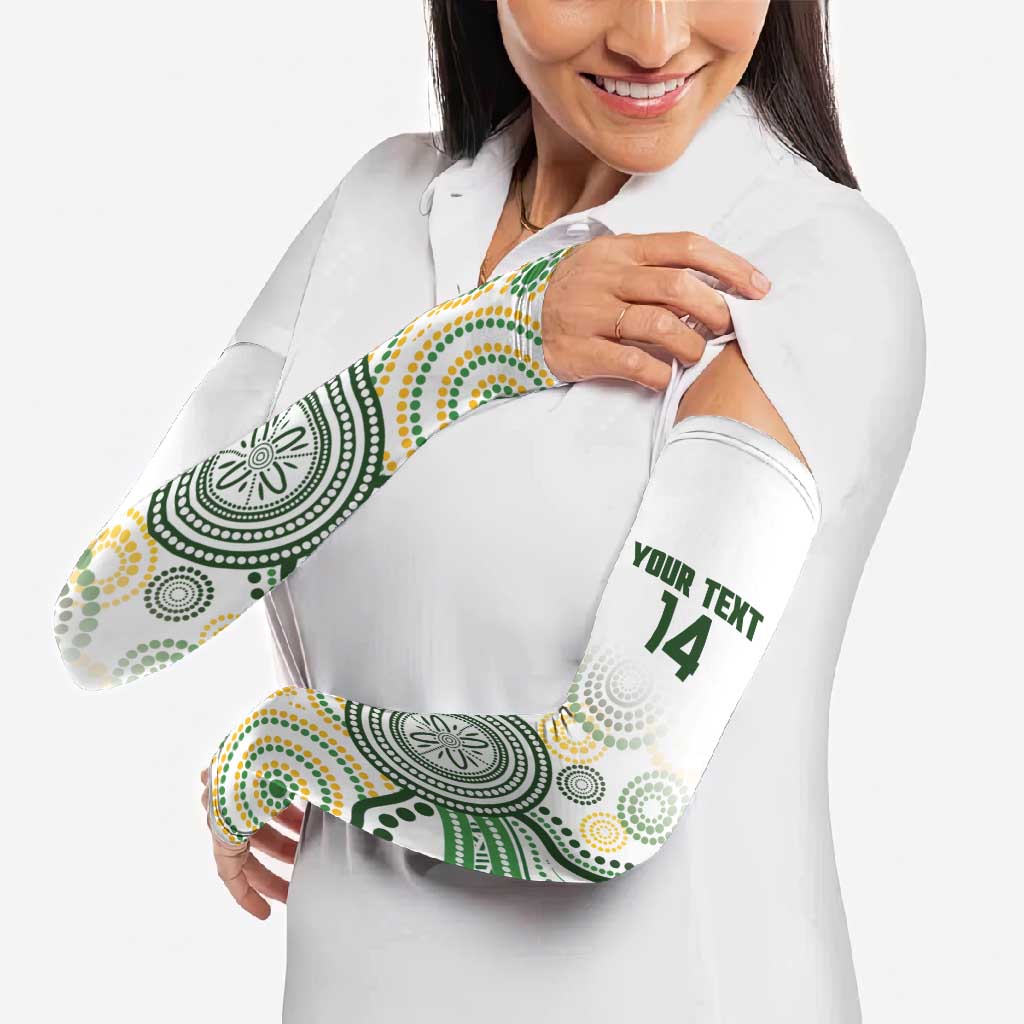 Australia Rugby Arm Sleeves 2025 Wallaroos Indigenous Art - Aussie Hoodie