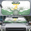 Australia Rugby Auto Sun Shade 2025 Wallaroos Indigenous Art - Aussie Hoodie