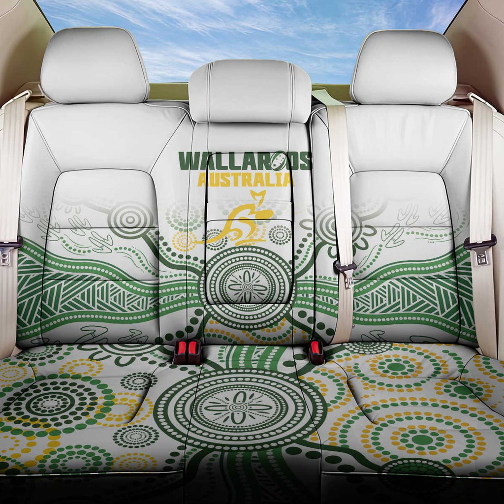 Australia Rugby Back Car Seat Cover 2025 Wallaroos Indigenous Art - Aussie Hoodie