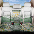 Australia Rugby Back Car Seat Cover 2025 Wallaroos Indigenous Art - Aussie Hoodie