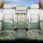 Australia Rugby Back Car Seat Cover 2025 Wallaroos Indigenous Art - Aussie Hoodie