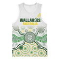 Australia Rugby Custom Basketball Jersey 2025 Wallaroos Indigenous Art - Aussie Hoodie