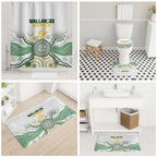 Australia Rugby Bathroom Set 2025 Wallaroos Indigenous Art - Aussie Hoodie