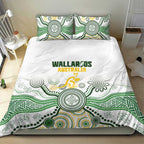 Australia Rugby Bedding Set 2025 Wallaroos Indigenous Art - Aussie Hoodie