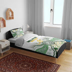 Australia Rugby Bedding Set 2025 Wallaroos Indigenous Art - Aussie Hoodie