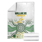Australia Rugby Blanket 2025 Wallaroos Indigenous Art - Aussie Hoodie