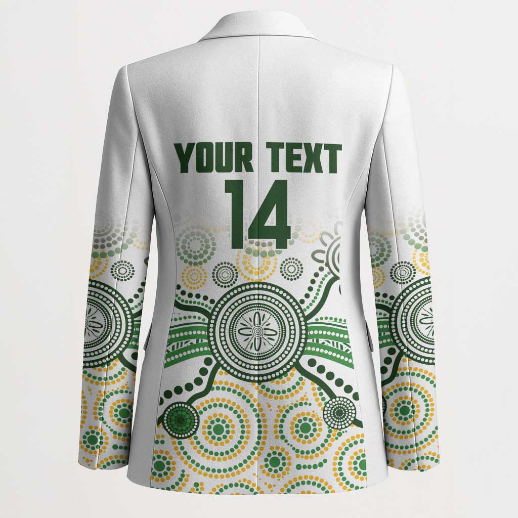 Australia Rugby Custom Blazer 2025 Wallaroos Indigenous Art - Aussie Hoodie