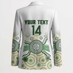Australia Rugby Custom Blazer 2025 Wallaroos Indigenous Art - Aussie Hoodie