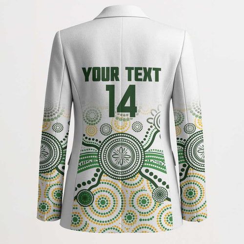 Australia Rugby Custom Blazer 2025 Wallaroos Indigenous Art - Aussie Hoodie