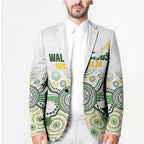 Australia Rugby Custom Blazer 2025 Wallaroos Indigenous Art - Aussie Hoodie
