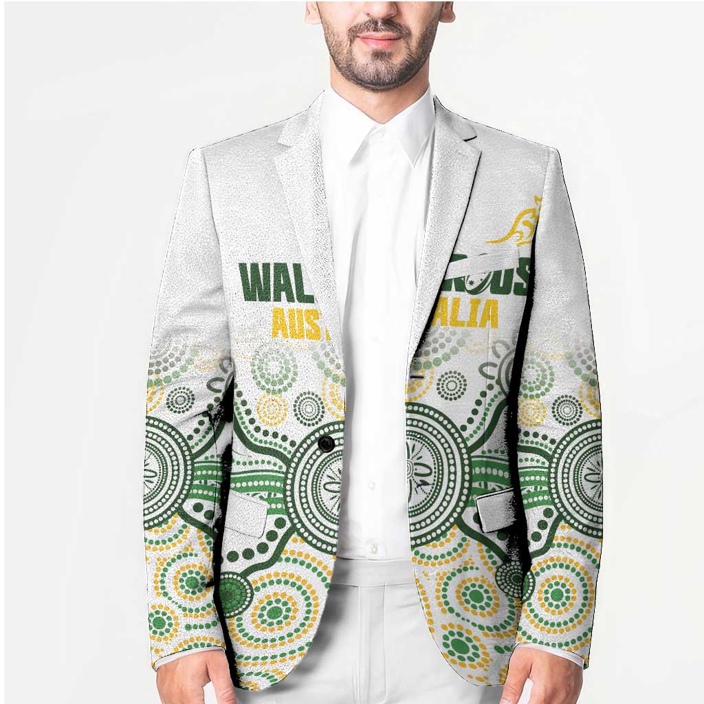 Australia Rugby Custom Blazer 2025 Wallaroos Indigenous Art - Aussie Hoodie