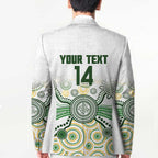 Australia Rugby Custom Blazer 2025 Wallaroos Indigenous Art - Aussie Hoodie