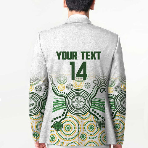 Australia Rugby Custom Blazer 2025 Wallaroos Indigenous Art - Aussie Hoodie